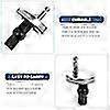 thumbnail image 2 of 1 set of toilet seat hinge fixing screws, expansion rubber bolts, toilet seat fastening bolts, 2 of 2