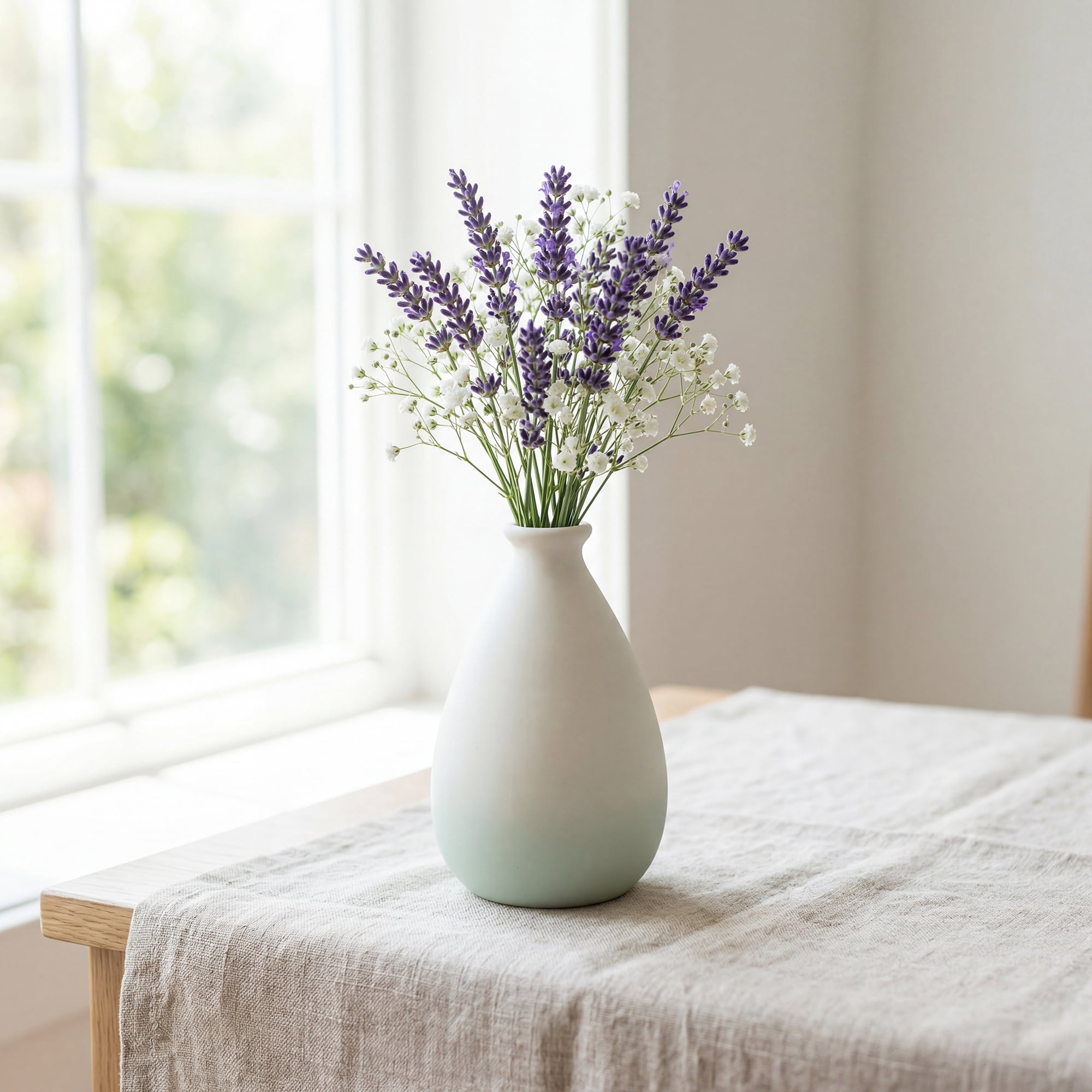 Unique Bargains Mini Ceramic Ribbed Bud Vase for Flower Aqua 2.8"L x 2.8"W x 4.3"H