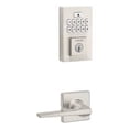 thumbnail image 1 of Weiser Hollis x SmartCode Satin Nickel Exterior Door Handle and Keyless Entry Door Lock/Deadbolt Combo, 1 of 1