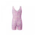 thumbnail image 5 of 3-12T Girls Gymnastics Leotards Toddler Kids Dance Unitards Biketards with Short Shell pearl Practice Outfits, 5 of 7