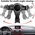 thumbnail image 5 of For- A3 8v S3 2014-2019 Cell Phone Holder Mobile Bracket Car Mount Accessories Black, 5 of 5