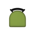 thumbnail image 2 of 400 25-inch Stationary Counter Stool with Black Wrinkle Finish and Canter Kiwi Green Seat, 2 of 2