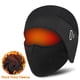 thumbnail image 4 of Gorro de ciclismo de invierno con capucha, mascarilla y orejeras | Pasamontañas polar 3 en 1 resistente al viento para esquí y deportes al aire libre | Orificios para gafas y diseño transpirable, 4 of 9