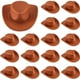 thumbnail image 1 of 20 Piezas de Mini Sombrero de Vaquera de Vaquero Occidental de Plástico, Lindo Sombrero de Muñeca en Miniatura, Sombrero de Vestido de Fiesta para Decoración de Casa de Muñecas (Marrón), 1 of 5
