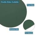 thumbnail image 3 of 4Pcs Faux Leather Placemats for Dinner Table, Round Mats Placemats Heat Resistant(Green), 3 of 5