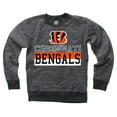 thumbnail image 3 of Youth Wes & Willy  Black Cincinnati Bengals Reversible Fleece Pullover Sweatshirt, 3 of 3