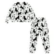 thumbnail image 3 of DISNIMO Cat Paw Printed Lounge Sets for Women Soft Cozy Loungewear Two Piece Oversized Nightweight with Pockets Long Sleeve Shirt with Long Pajama Pant Set, 2XL, 3 of 7