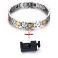 thumbnail image 1 of Men's Jewelry Bracelet Bangle Hematite Adjustable Size, 1 of 5