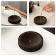 thumbnail image 2 of WORGEOUS Wooden Round Incense Stick Holder Incense Burner Holder Incense Holder, 2 of 8