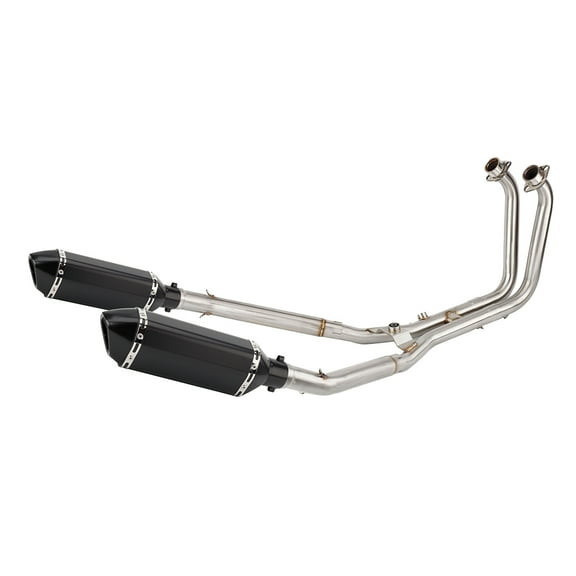 For Yamaha TDM 900 2002 to 2013 TDM900 Escape Slip-on Motorcycle Exhaust Muffler With Link Pipe