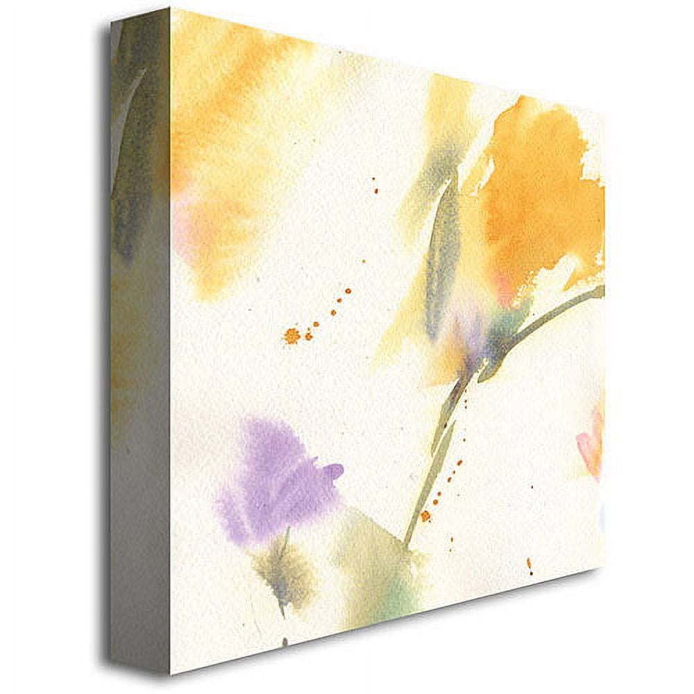 Trademark Art "Flowers Abstract" Canvas Wall Art by Philippe Shelia Golden