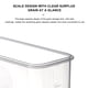 thumbnail image 3 of Ounissouiy Solución de almacenamiento de cocina tanque de grano sellado multifuncional para artículos del hogar almacenamiento transparente Organizadores de utensilios de cocina azul Grande 4L, 3 of 6
