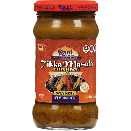 Rani Tikka Masala Cooking Spice Paste 10.5oz (300g) Glass Jar ~ No Colors | All Natural | NON-GMO | Kosher | Vegan | Gluten Free | Indian Origin