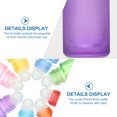 thumbnail image 3 of Jiandong Roller Bottle 16pcs 10ml Colorful Frosted Glass Roller Bottles for Aromatherapy(3.46X0.71X0.71Inch), 3 of 11