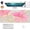 Abstract Flower Pink and Gold, variant on Embroidered Flower Wildflower Embroidery 3D Pattern Mouse Pad Desk Pad,Stitched Edges Non-Slip Waterproof Rubber Base Mous Mat for Office,Computer,Keyboard,Laptop and Home Desk Pad(27.5X11.8 in)