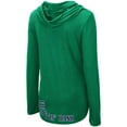 thumbnail image 3 of Women's Colosseum Green Notre Dame Fighting Irish My Lover Lightweight Hooded Long Sleeve T-Shirt, 3 of 3
