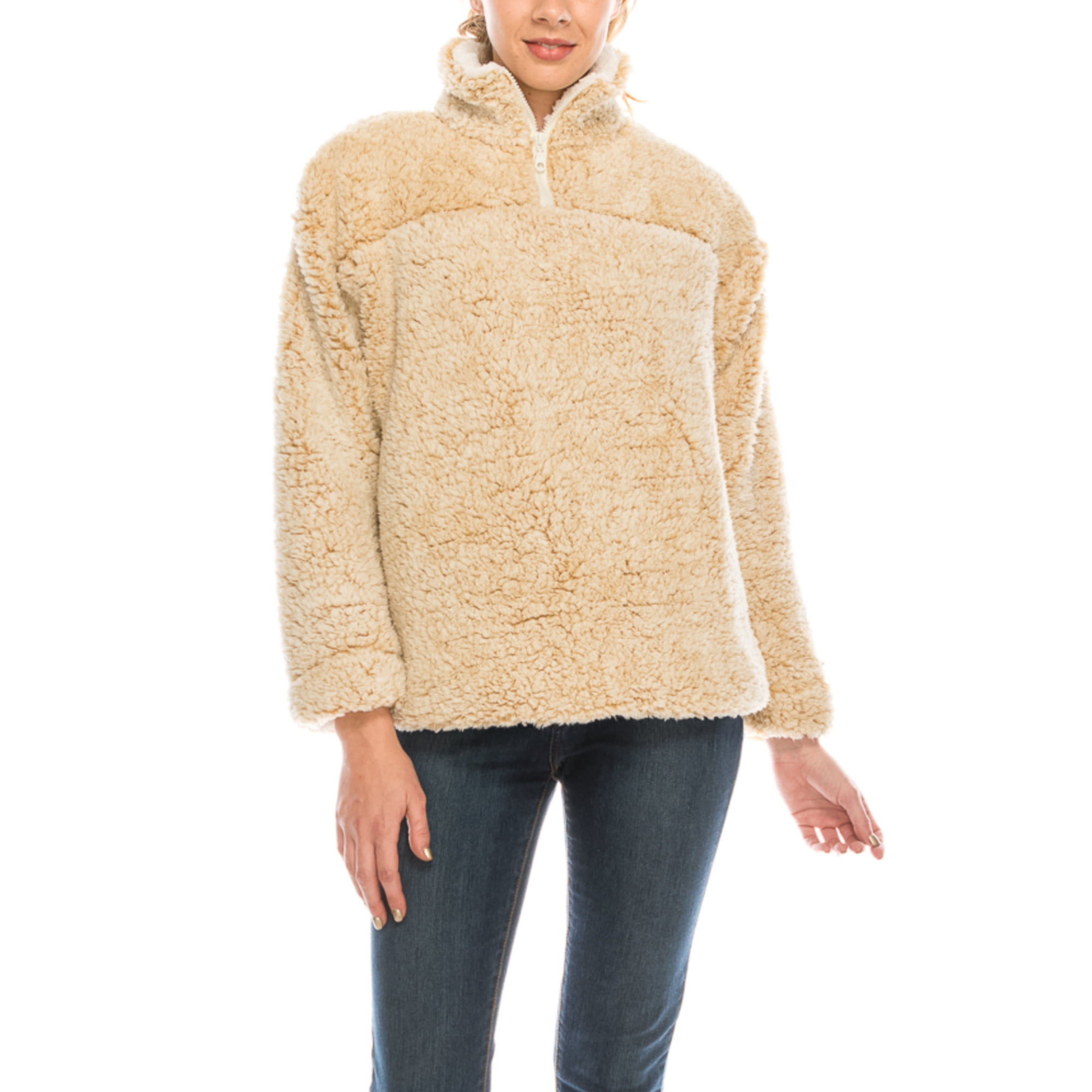 coffee shop sherpa pullover