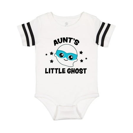 

Inktastic Cute Aunt s Little Ghost with Stars Gift Baby Boy or Baby Girl Bodysuit