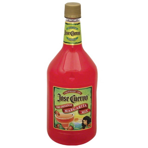 Jose Cuervo Strawberry Lime Original Margarita Mix, 59.2 fl oz (Pack of