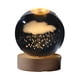 thumbnail image 5 of Lámpara LED de madera y resina Inteprter Bola romántica Luz nocturna Oficina Type6 NO6, 5 of 6