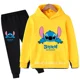 thumbnail image 3 of Conjunto de sudadera con capucha de punto para niñas, conjuntos de manga larga para niños de 3 a 14 años, conjuntos de chándal informal con capucha y pantalones para bebés y niños, 3 of 5