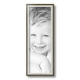 thumbnail image 2 of ArtToFrames 6x17" Silver with Stained Grey Picture Frame, Silver Wood Poster Frame, with Regular Glass and 2 (FBPL-4767), 2 of 7