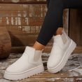 thumbnail image 5 of Women's Faux Suede Slip-On Snow Boots, Short Warm Ankle Booties, 5 of 5