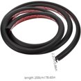 thumbnail image 2 of Generic 2 Meter Black RV Rain Gutter Diverter Strip Flexible Self-Adhesive, 2 of 6