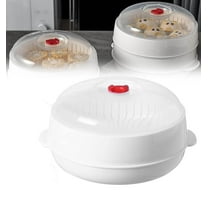 Microwave Oven Steamer,Multifunctional Microwave Vegetable Steamer with a Transparent Lid, Kitchen Cooking for Rice Fish Vegetables