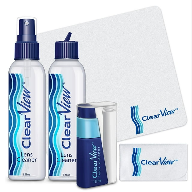 Kit limpiador de lentes OptiSource International Clear View 240 ml