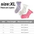 thumbnail image 2 of Girls Ruffle Lace Eyelet Frilly Ankle Dress Socks for Infant/Toddler/Girl - XL, 2 of 5