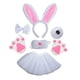 thumbnail image 4 of Conjunto De Disfraz De Conejito, Diadema Con Orejas De Cosplay Para Fiestas Temáticas De Pascua, Carnaval, 4 of 8