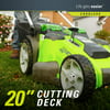 Greenworks 40V 20-Inch Cordless Twin Force Lawn Mower, 4Ah & 2Ah Batteries with Charger Included