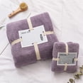 thumbnail image 2 of Pisexur Made Bath and Shower Towel - 100% Grown Cotton 2 In 1 Bath Sheets with Natural Soft Plush Bath Towel And Face Towel Fade Resistant Highly Absorbent Quick Drying, 2 of 3