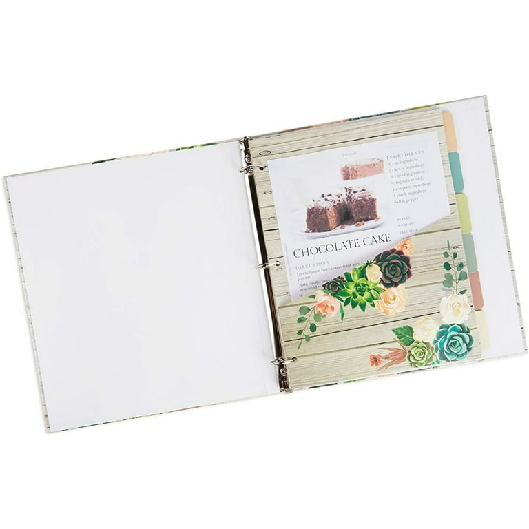 3 ring binder recipe card holder Amazon.com: Recipe Card Protector Pages, 15 4