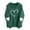 Green(New), variant on PNTUTB Women's Fashion Heart Print Long Sleeve Drawstring Hoodies Casual Pullover Sweatshirts with Pocket