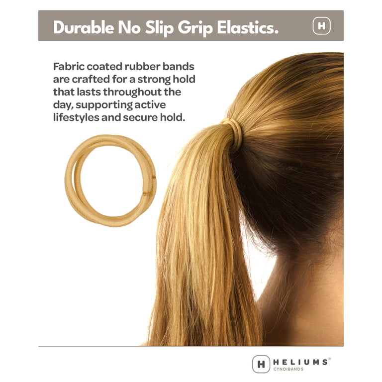 Set of 4 Slim Copper and Silicone Hair Ties No Damage Volumizing Ponytail Holder Amazon.com : PONY-O & BLING RINGZ Set – Bendable No Damage  main image 4