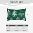 thumbnail image 4 of Pofeuu Christmas Trees Print Polyester Microfiber Plush Pillowcases, Super Soft and Cozy Pillow Case Covers with Envelop Closure（Pillow core not included）-20"x30", 4 of 6