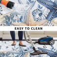 thumbnail image 4 of Blue Starfish Coastal Outdoor Rug 3x5 Ft, Non Slip Washable Area Rug, Eucalyptus Summer Nautical Shell Patio Rugs Carpet Runner, Large Floor Mat for Indoor/Outdoor Deck Porch Camping, 4 of 8