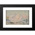 thumbnail image 2 of Anna Boberg 18x13 Black Modern Framed Museum Art Print Titled - The Sun Over Lofoten. Study (1920), 2 of 5