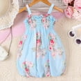 thumbnail image 2 of Bovxnpu Summer Toddler Girls Dresses, Toddler Girls Dress Princess Sleeveless Beach Sundress, Toddler Girls Sleeveless Dress Graphic Print Flying Sleeve Dress 9 Months, 2 of 5