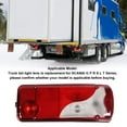 thumbnail image 3 of Truck Tail Light Lens, Energy Saving, Weatherproof Replacement with MAN TGA TGX TGS for SCANIA G P R S L T Series, 3 of 7