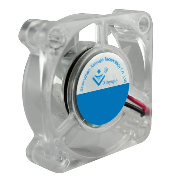 Genuine E3D 12V 40mm DC Fan with Cable - Clear