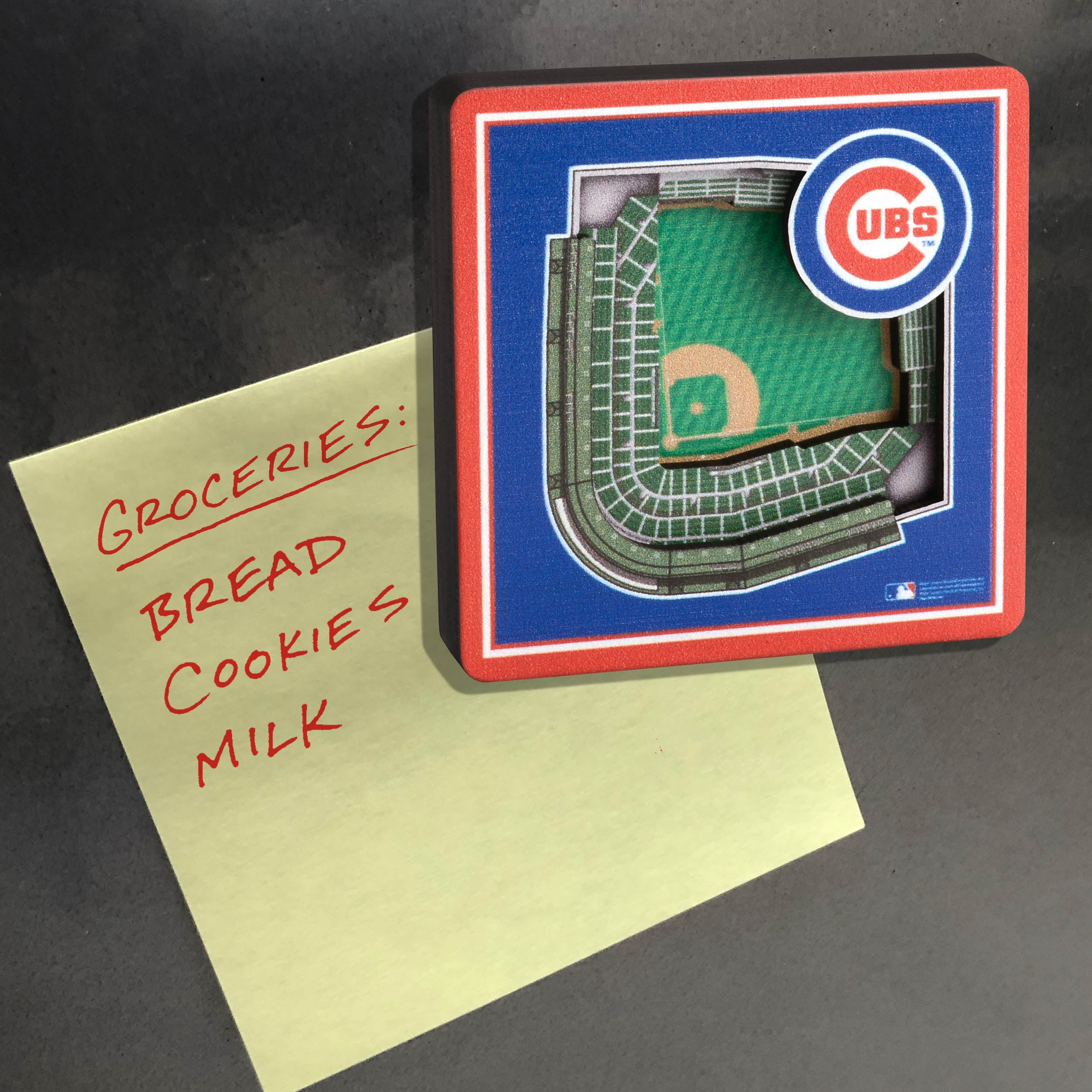 Chicago Cubs Stadium View Magnet