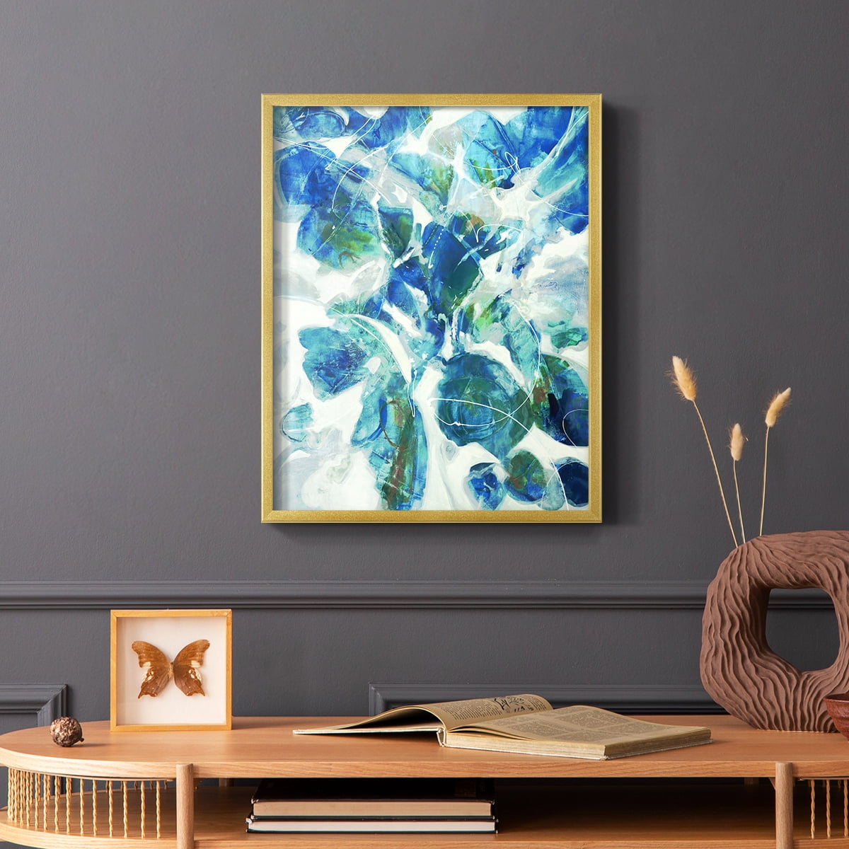 Winding Road Framed Print - Solid Wood in Single Picture Frame Solid Wood 2 Framed Print