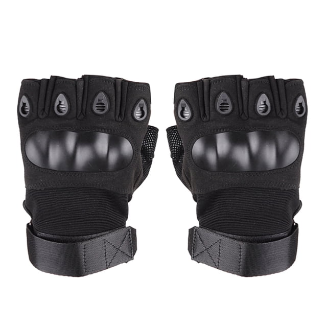 Guantes de medio dedo para hombre Sunnimix con nudillos duros para exteriores
