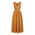 thumbnail image 1 of Womens Dresses Digital Printing Fashion Sexy Women's Slit Swing Skirt DIY Strap Dress, 1 of 6