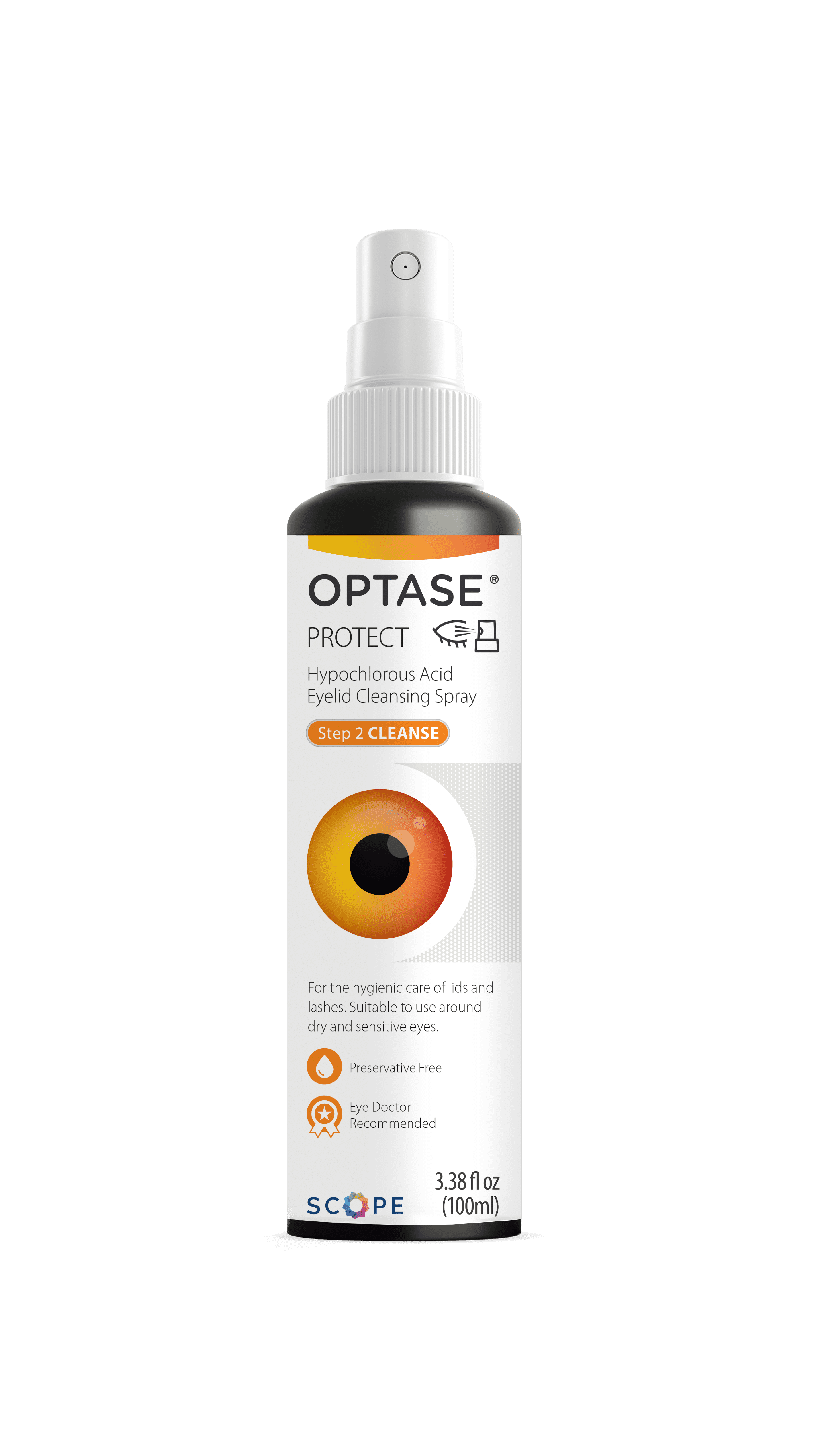 OPTASE Protect Eyelid Cleansing Spray - Hypochlorous Acid Spray for Daily Protection