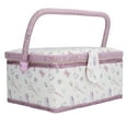 thumbnail image 3 of Sewing Basket, Premium Material Sewing Box Organizer  For Sewing For Outdoor For Home, 3 of 8