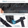 thumbnail image 4 of Sleep Mask 3 Pack, Upgraded 3d Contoured 100% Blackout Eye Mask Compatible With Sleeping With Adjustable Strap, 4 of 5